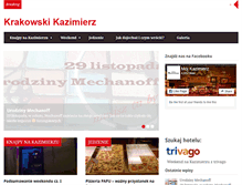 Tablet Screenshot of mojkazimierz.pl